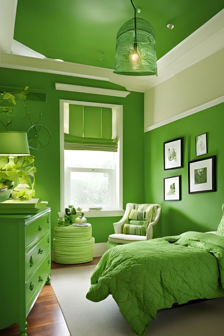 🚜 Rustic Green Bedroom Ideas for Boys